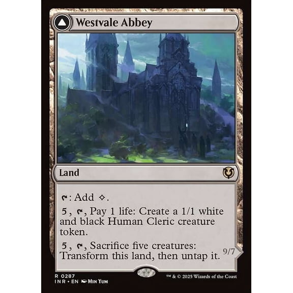 MtG Innistrad Remastered Rare Westvale Abbey // Ormendahl, Profane Prince #287
