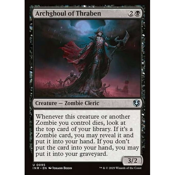 MtG Innistrad Remastered Uncommon Archghoul of Thraben #95