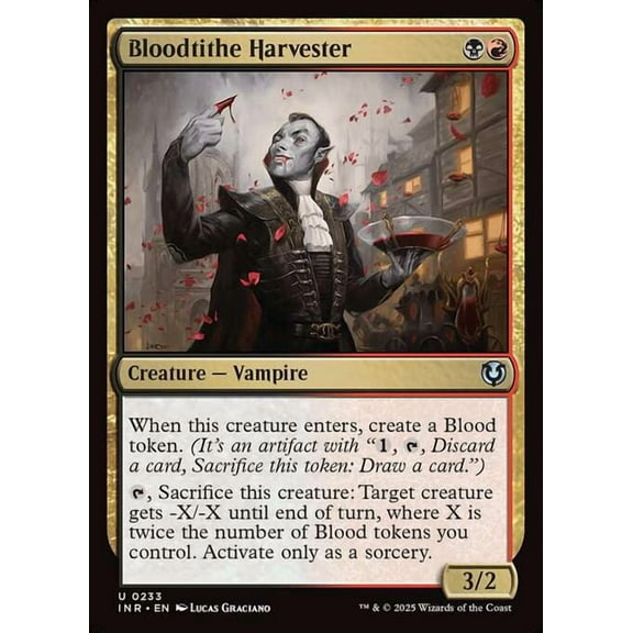 MtG Innistrad Remastered Uncommon Bloodtithe Harvester #233