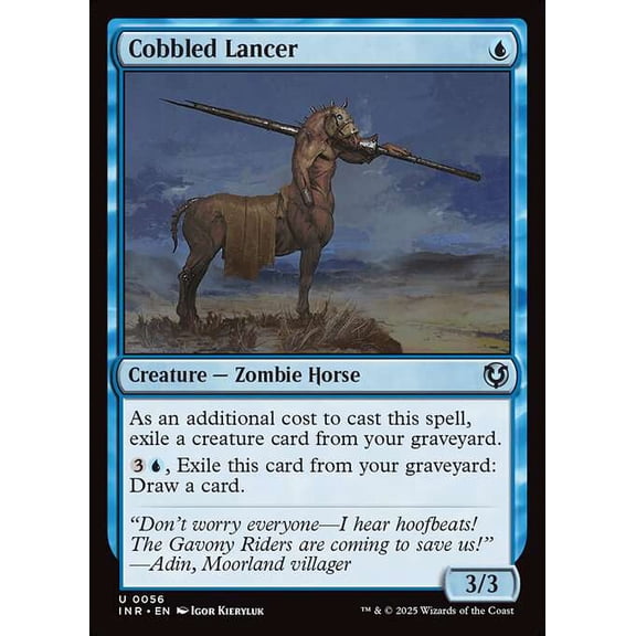 MtG Innistrad Remastered Uncommon Cobbled Lancer #56