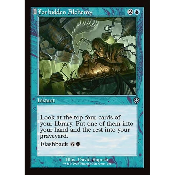 MtG Innistrad Remastered Uncommon Forbidden Alchemy (Classic Frame) #355