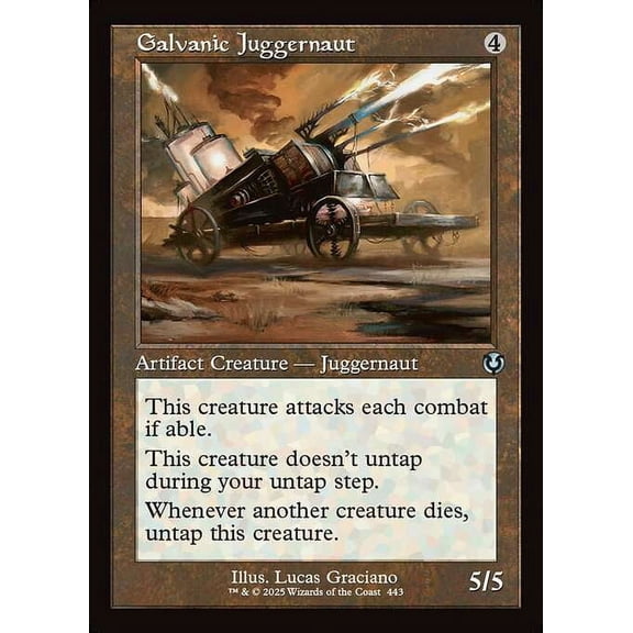 MtG Innistrad Remastered Uncommon Galvanic Juggernaut (Classic Frame) #443