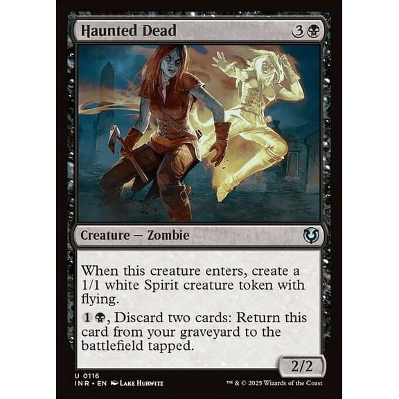 MtG Innistrad Remastered Uncommon Haunted Dead #116