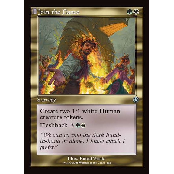 MtG Innistrad Remastered Uncommon Join the Dance (Classic Frame) #432