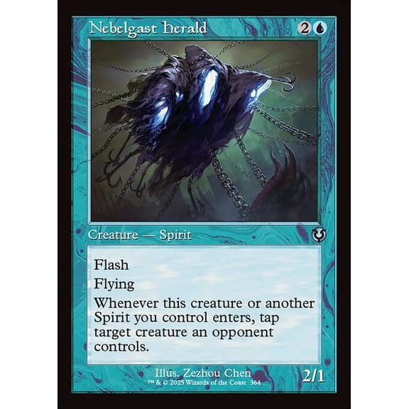 MtG Innistrad Remastered Uncommon Nebelgast Herald (Classic Frame) #364