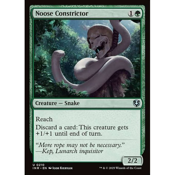 MtG Innistrad Remastered Uncommon Noose Constrictor #210