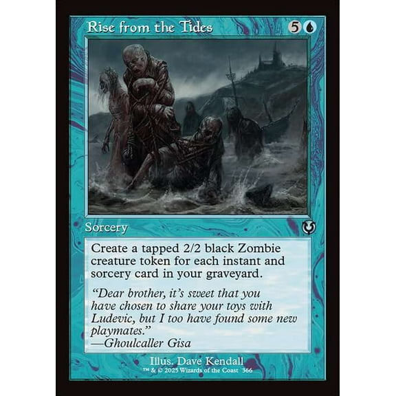 MtG Innistrad Remastered Uncommon Rise from the Tides (Classic Frame) #366