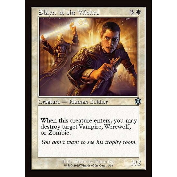 MtG Innistrad Remastered Uncommon Slayer of the Wicked (Classic Frame) #348