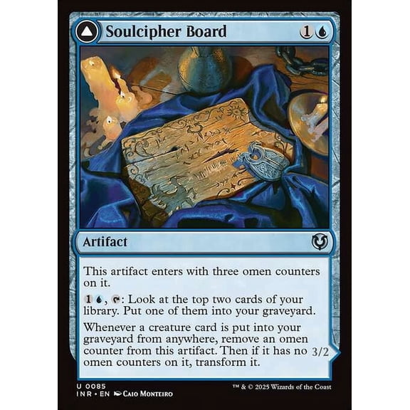 MtG Innistrad Remastered Uncommon Soulcipher Board // Cipherbound Spirit (FOIL) #85