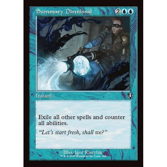 MtG Innistrad Remastered Uncommon Summary Dismissal (Classic Frame) #368