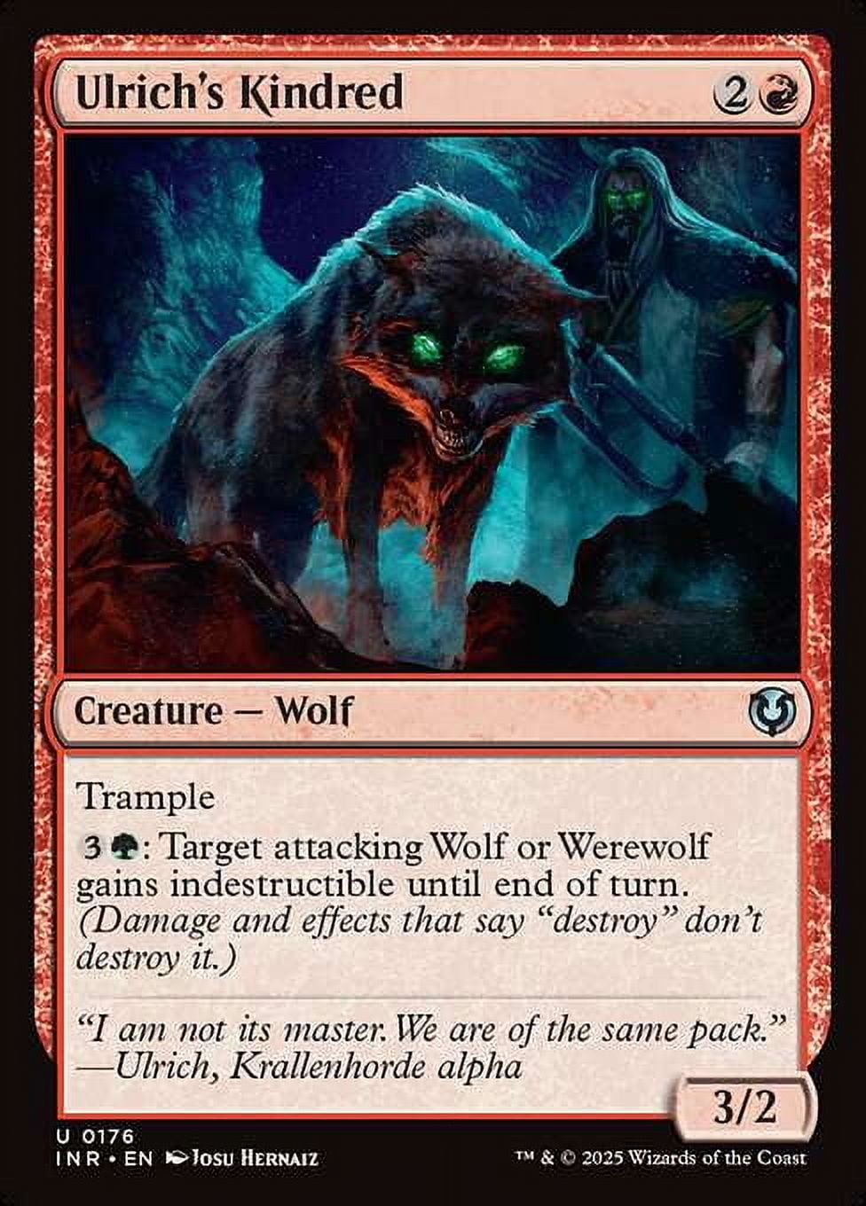 MtG Innistrad Remastered Uncommon Ulrich's Kindred #176 - Walmart.com