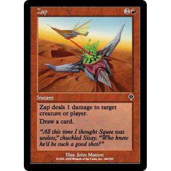 MtG Invasion Common Zap (Foil) #180