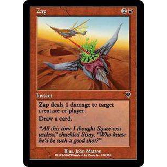 MtG Invasion Common Zap (Foil) #180
