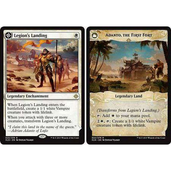 MtG Ixalan Rare Adanto, the First Fort / Legion's Landing #22