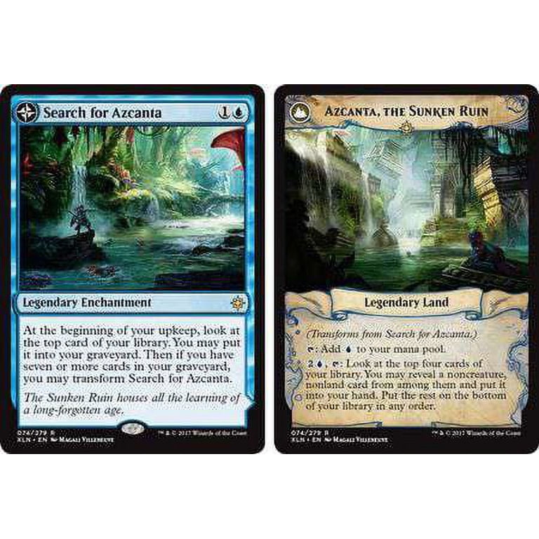 MtG Ixalan Rare Azcanta, the Sunken Ruin / Search for Azcanta #74 -  Walmart.com