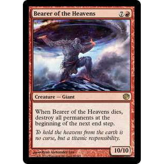 MtG Journey Into Nyx Rare Bearer of the Heavens (Foil) #89
