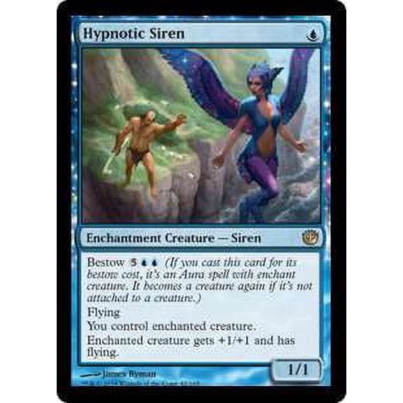 MtG Journey Into Nyx Rare Hypnotic Siren (Foil) #42