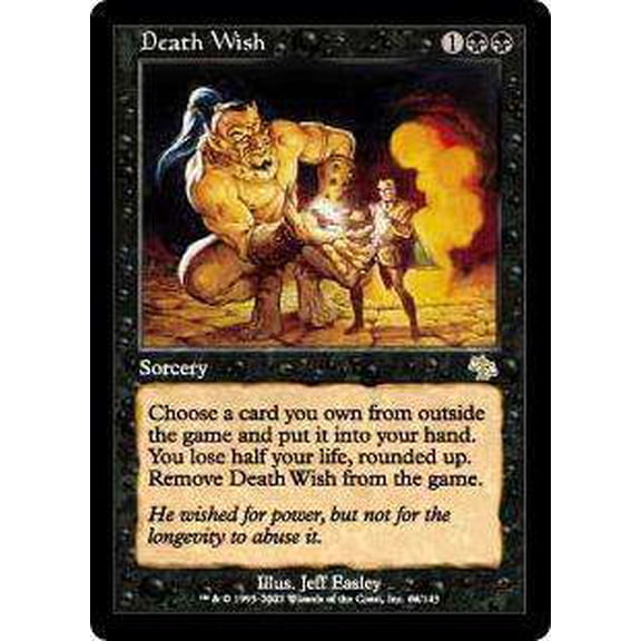 MtG Judgment Rare Death Wish #64