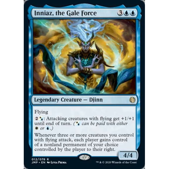 MtG Jumpstart Rare Inniaz, the Gale Force #12