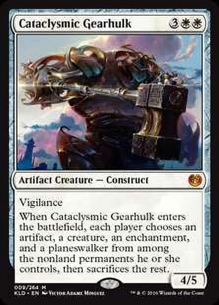 MtG Kaladesh Mythic Rare Cataclysmic Gearhulk (Foil) #9 - Walmart.com