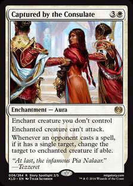 kaladesh rare cards MtG Kaladesh Rare Captured by the Consulate (Foil) #8