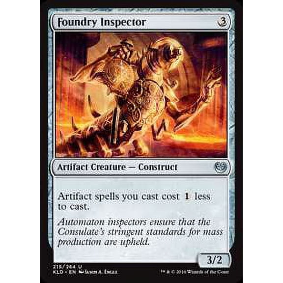 MtG Kaladesh Uncommon Foundry Inspector (Foil) #215