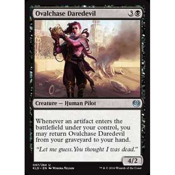 MtG Kaladesh Uncommon Ovalchase Daredevil [FOIL] #97