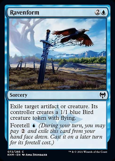 mtg raven cards Kaldheim Common Ravenform #72 and/or cards in their graveyards is a crime.) The Raven's Warning · Kaldheim