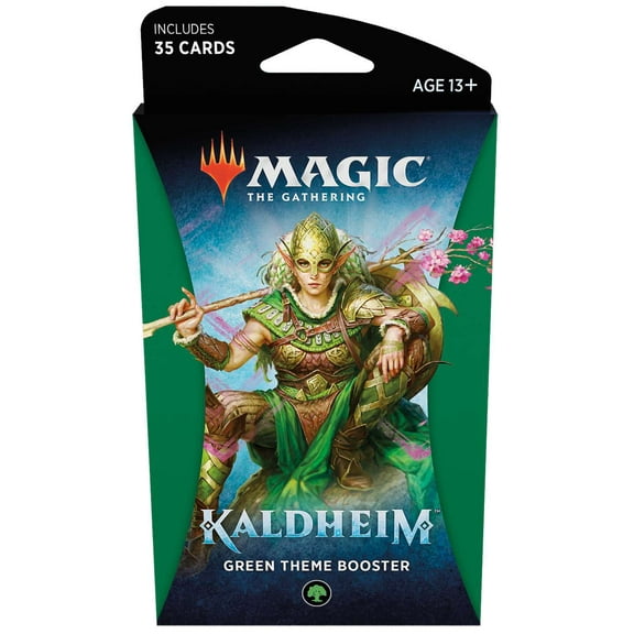 MtG Kaldheim Green Theme Booster Pack