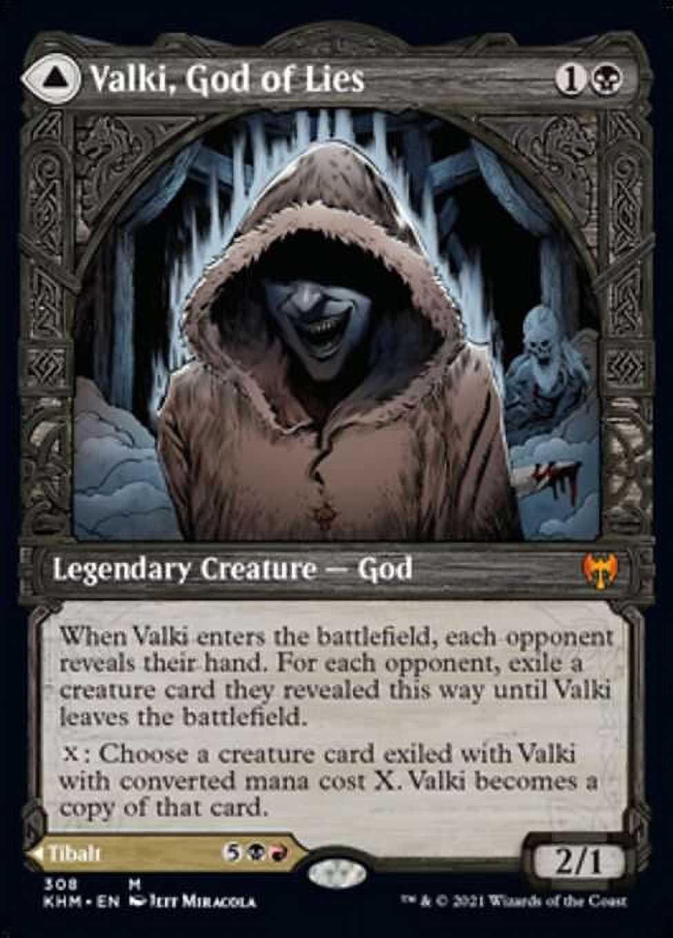 Valki God of Lies // Tibalt Cosmic Impostor 1x FOIL KHM MTG Kaldheim Mythic MINT black Valki God of Lies // Tibalt Cosmic Impostor 1x FOIL KHM MTG Kaldheim Mythic MINT black