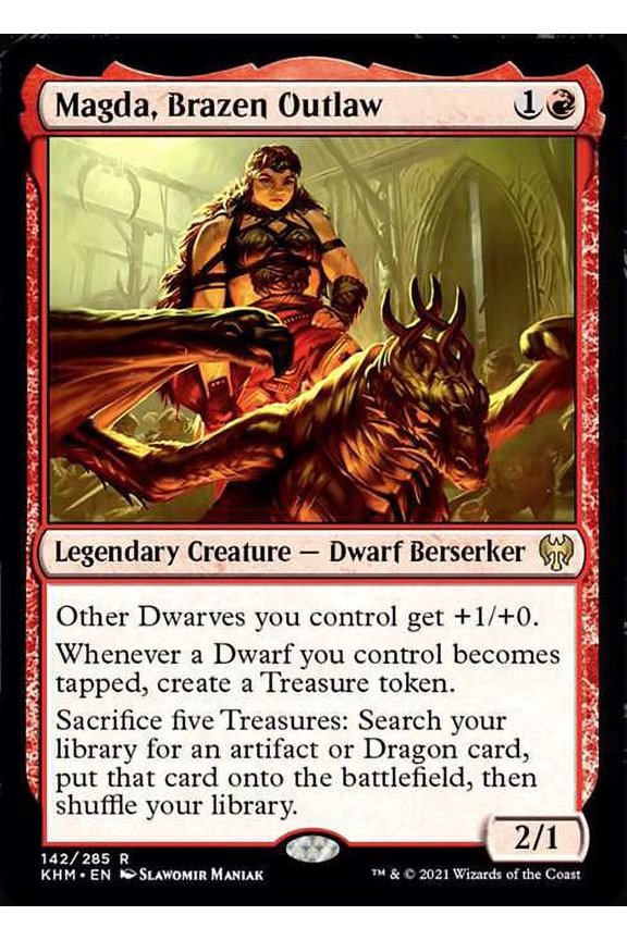 MtG Kaldheim Rare Magda, Brazen Outlaw #142