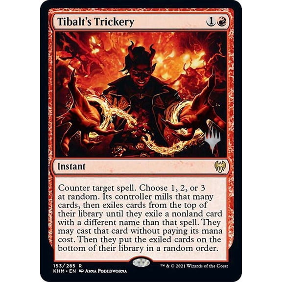 MtG Kaldheim Rare Tibalt's Trickery [Promo] #153