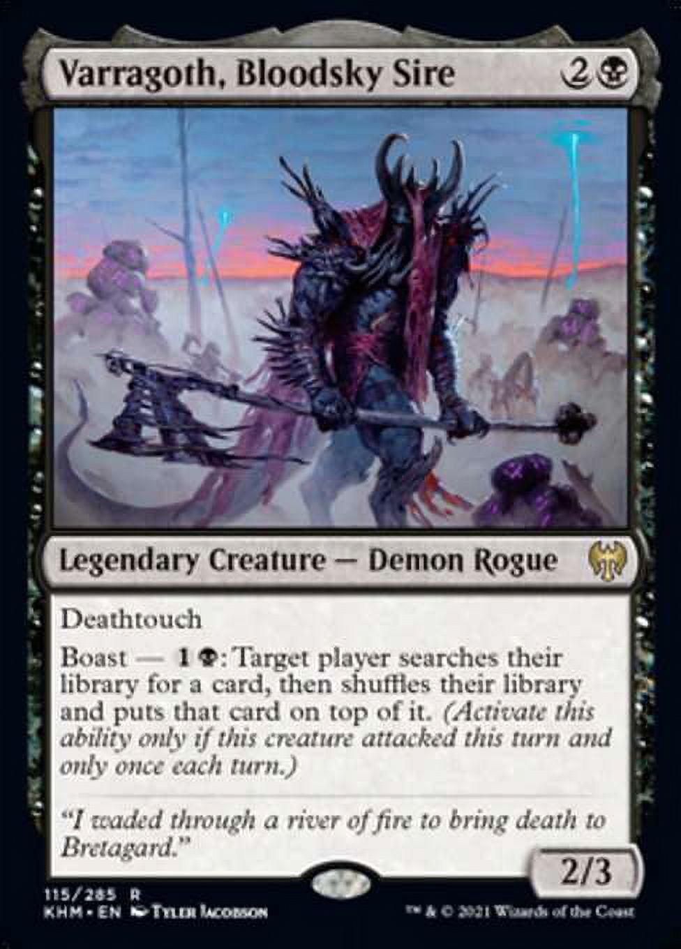 MtG Kaldheim Rare Varragoth, Bloodsky Sire #115 - Walmart.com MtG Kaldheim Rare Varragoth, Bloodsky Sire #115 - Walmart.com