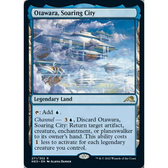 MtG Kamigawa Neon Dynasty Rare Otawara, Soaring City #271