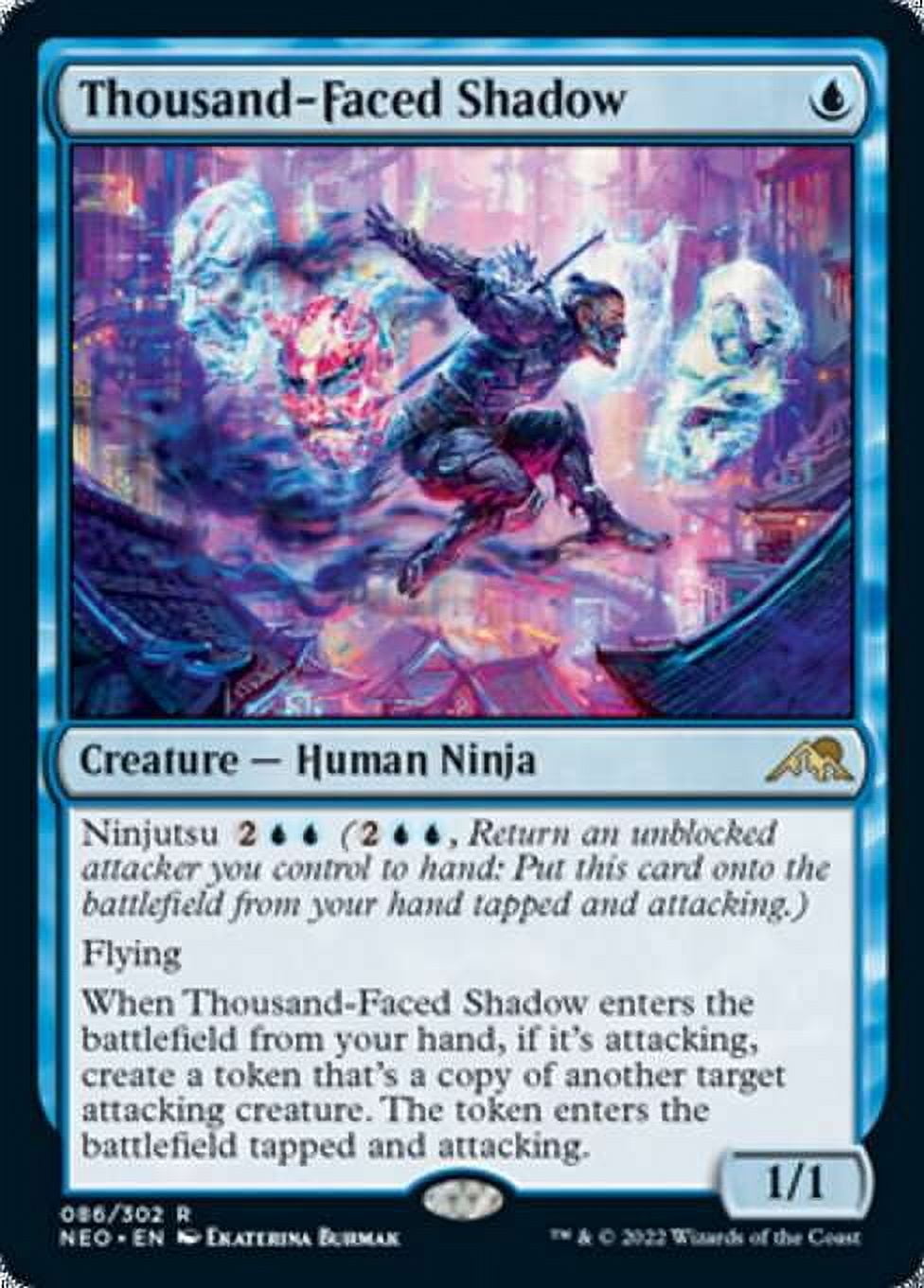 MtG Kamigawa Neon Dynasty Rare Thousand-Faced Shadow #86 - Walmart.com