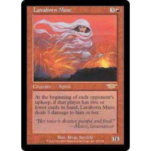 MtG Legions Rare Lavaborn Muse #105