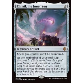 MtG Lorwyn Eclipsed Commander Mythic Rare Chimil, the Inner Sun #137