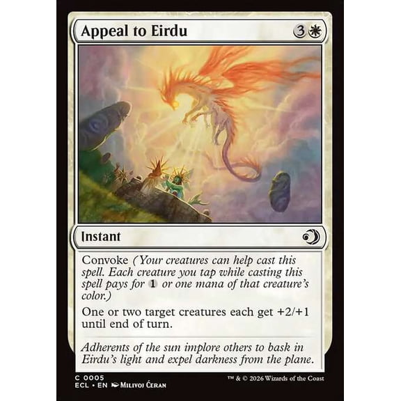 MtG Lorwyn Eclipsed Common Appeal to Eirdu #5