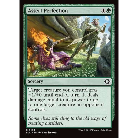 MtG Lorwyn Eclipsed Common Assert Perfection #164