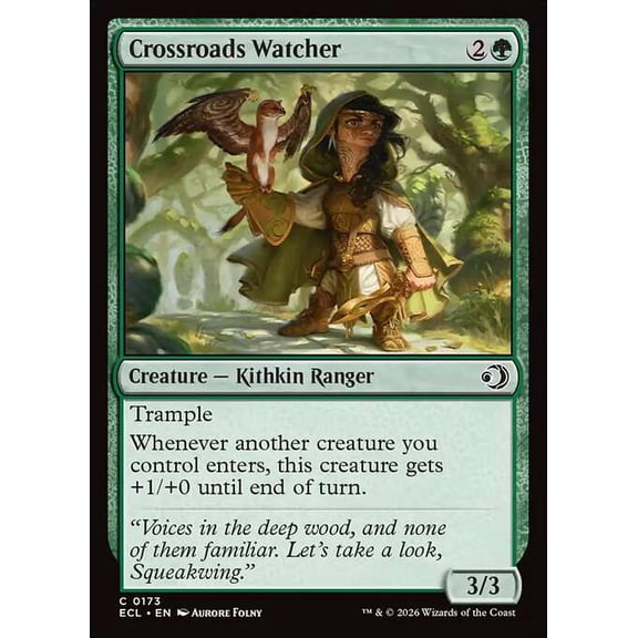 MtG Lorwyn Eclipsed Common Crossroads Watcher [FOIL] #173