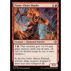 MtG Lorwyn Eclipsed Common Flame-Chain Mauler #138