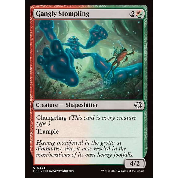 MtG Lorwyn Eclipsed Common Gangly Stompling #226