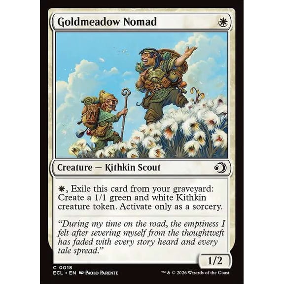 MtG Lorwyn Eclipsed Common Goldmeadow Nomad [FOIL] #18