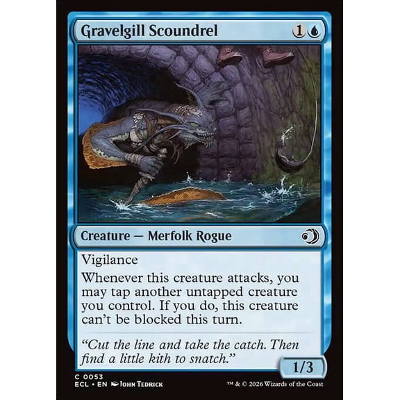 MtG Lorwyn Eclipsed Common Gravelgill Scoundrel #53