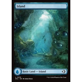 MtG Lorwyn Eclipsed Common Island [Full Art] #275