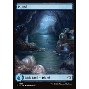 MtG Lorwyn Eclipsed Common Island [Full Art] #280