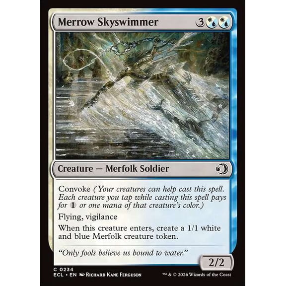 MtG Lorwyn Eclipsed Common Merrow Skyswimmer #234