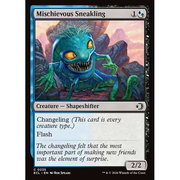 MtG Lorwyn Eclipsed Common Mischievous Sneakling #235