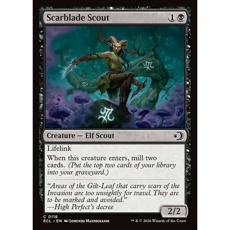 MtG Lorwyn Eclipsed Common Scarblade Scout #118