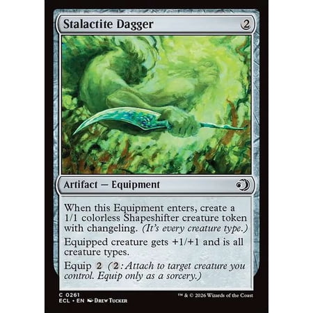 MtG Lorwyn Eclipsed Common Stalactite Dagger #261
